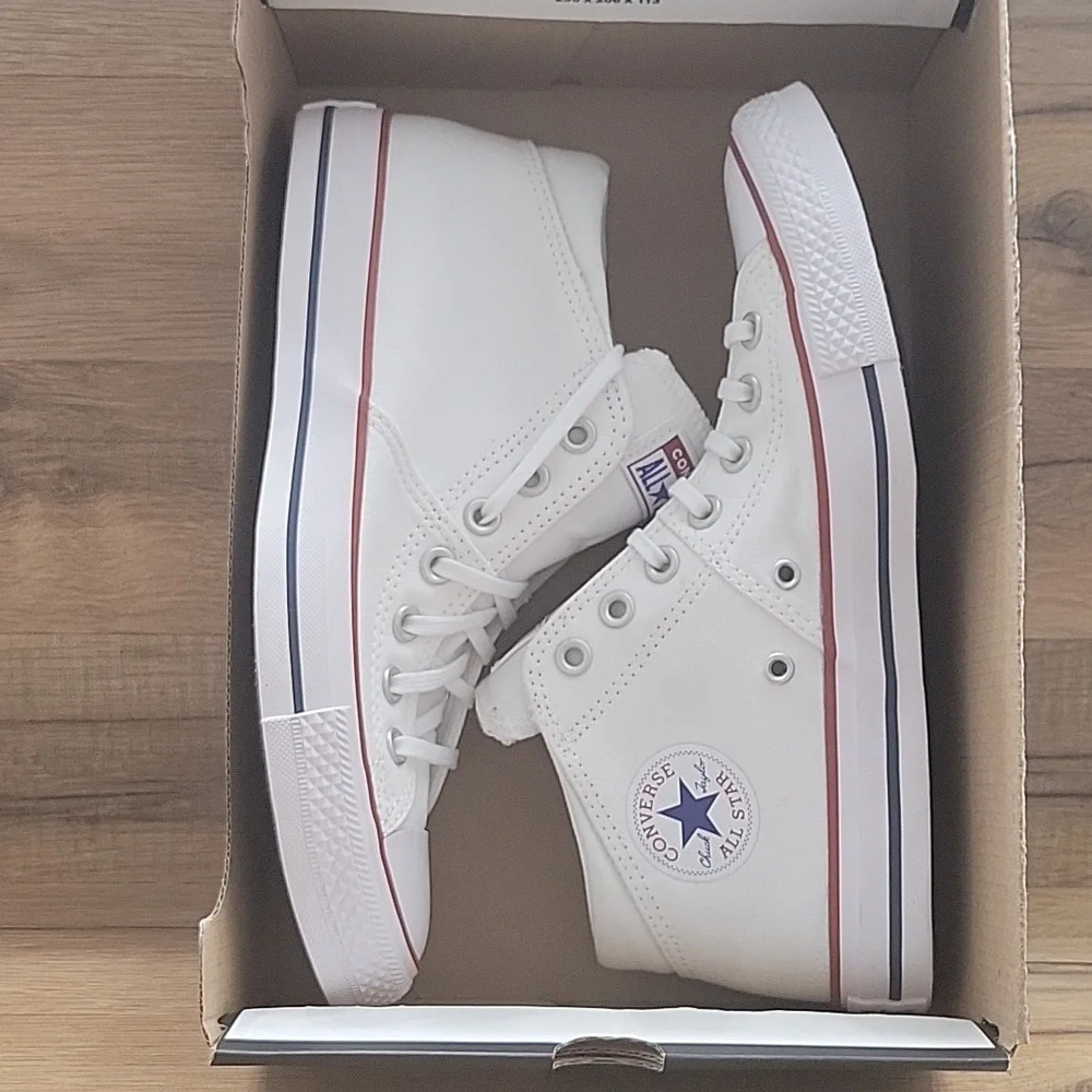 Converse All Star White Canvas Sneakers